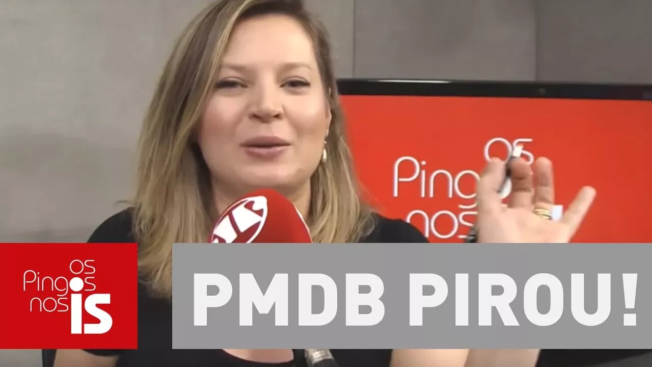 Joice: Temer candidato à presidência? PMDB pirou!