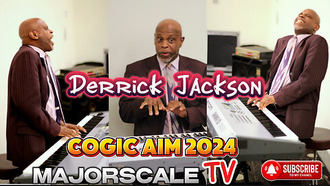Vibing with Derrick Jackson 🎹🎶🎵 #CogicAim2024