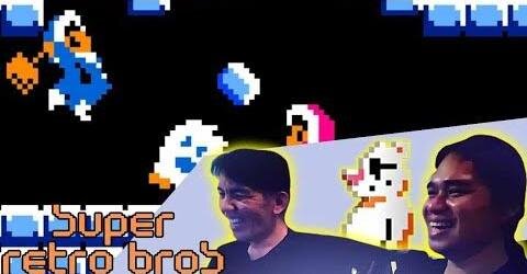 Double Dragon 2/Ice Climber gameplay (NES)