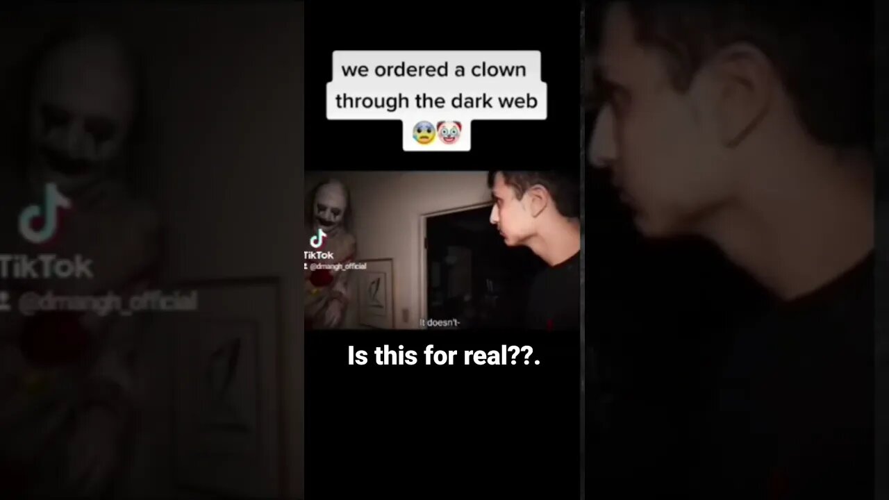 clown ordered through the dark web | disturbing