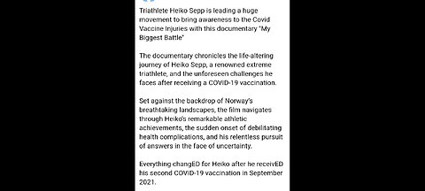 MY BIGGEST BATTLE : HEIKO SEPP