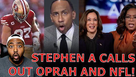 Stephen A Smith GOES OFF On Oprah For Taking Money From Kamala And NFL Speaking On Trump Dance!
