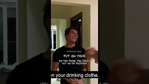 Do You Think You Could Say No To Tristan Tate? #Shorts