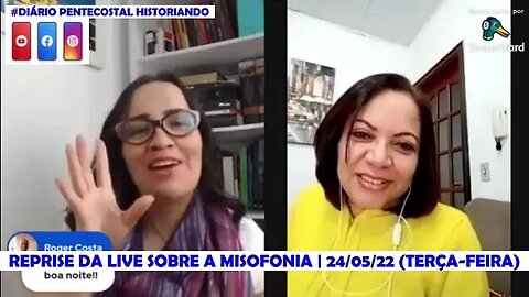 O QUE É MISOFONIA? REPRISE DA LIVE COM A JORNALISTA ABIGAIL AQUINO | 24/05/22 (TERÇA-FEIRA)