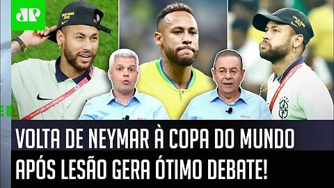 "NÃO DÁ! SÃO TROUXAS, BURROS! O Neymar TÁ DE VOLTA, e o Brasil agora..." OLHA esse DEBATE na Copa!