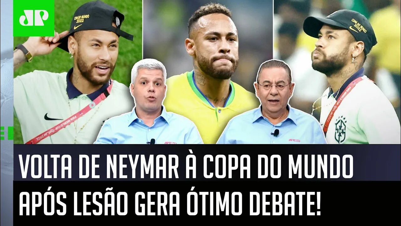 "NÃO DÁ! SÃO TROUXAS, BURROS! O Neymar TÁ DE VOLTA, e o Brasil agora..." OLHA esse DEBATE na Copa!