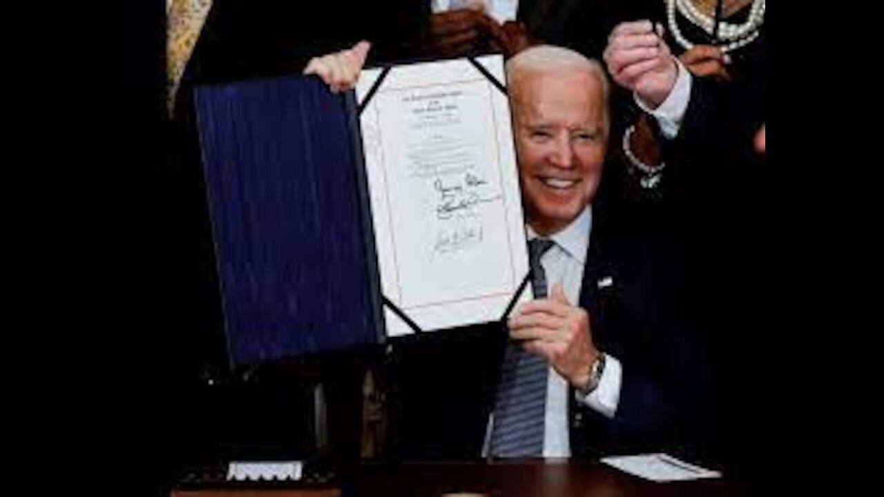 President Biden signs bill creating Juneteeth holiday in Amercia