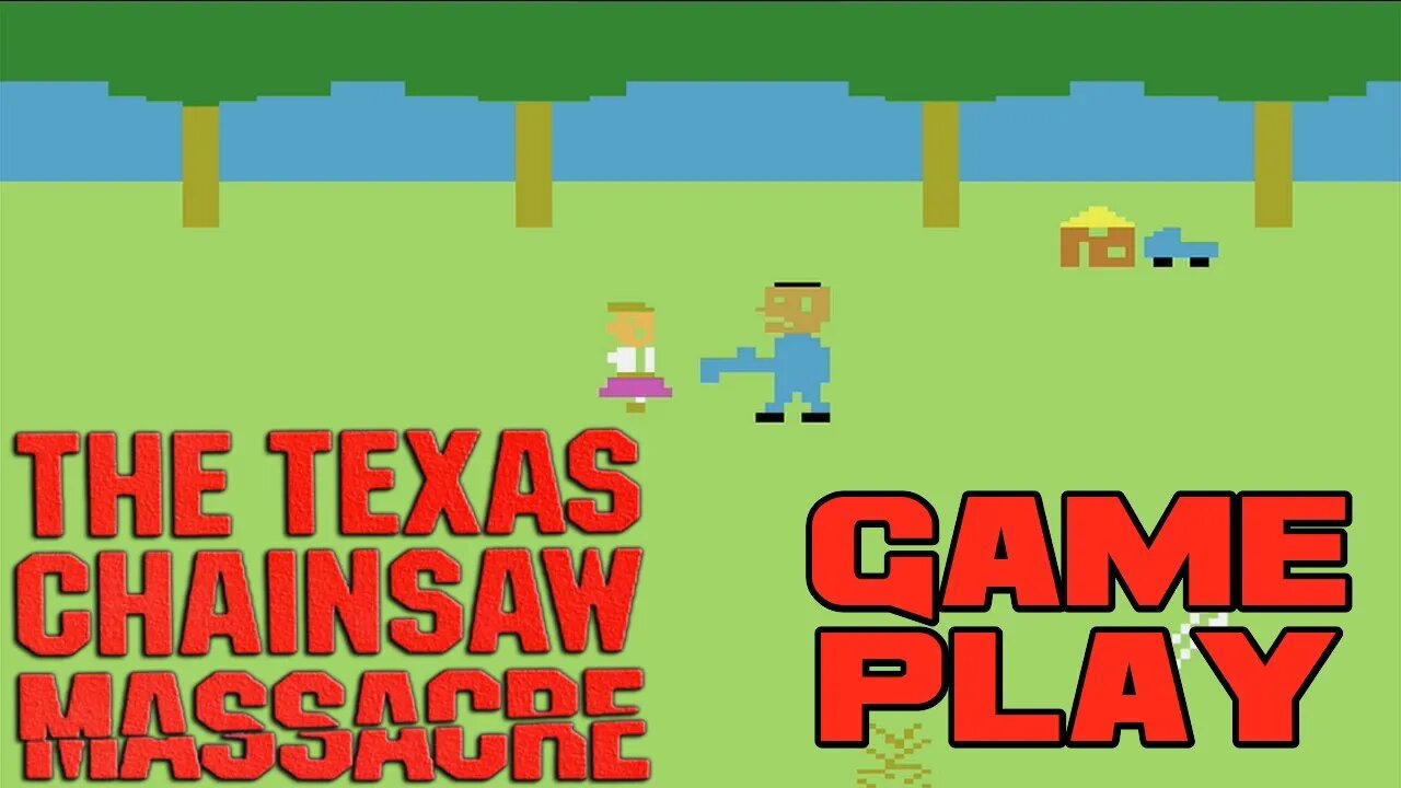 🎃👻🦇 The Texas Chainsaw Massacre - Atari 2600 Gameplay 🦇👻🎃 😎Benjamillion