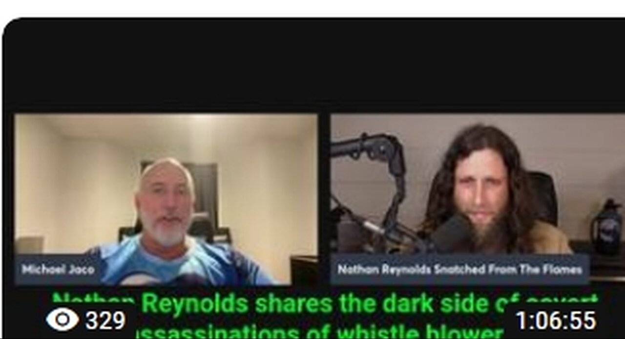 Nathan Reynolds shares the dark side of covert assassinations of whistle blowers. (Michael Jaco)