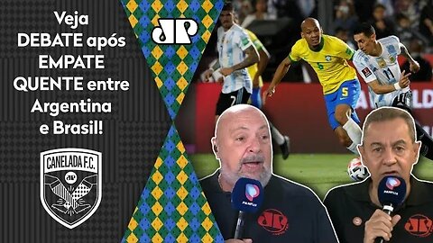 "SABE do que EU GOSTEI no Brasil contra a Argentina?" Veja DEBATE após 0 a 0 PEGADO!