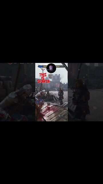 this is sparta #chivalry2 #gameplay #hackandslash #mrandmrswolfgaming #shorts