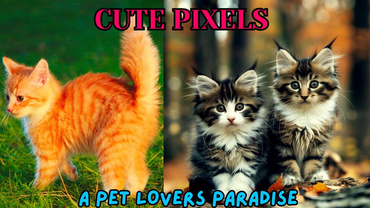 "Kitten Cuteness Overload -Watch These Fluffy Furballs Steal the Show!"