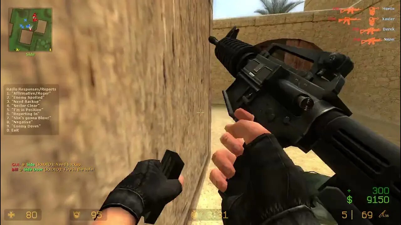 Counter Strike Source Dust 2 Bots #78 Only Assault Rifles