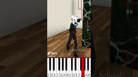 Behind Every Soldier Is A Family😭 (@BabySchool.) Skibidi Toilet Animation - Octave Piano Tutorial