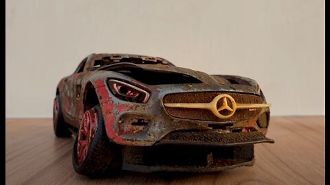 Destroyed MERCEDES Benz Amg GT - Incredible Restoration