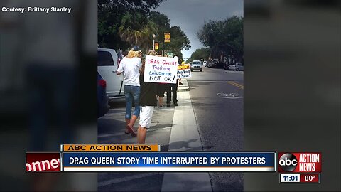 Community Cafe says Drag Queen Story Hour disrupted by several protesters on Saturday