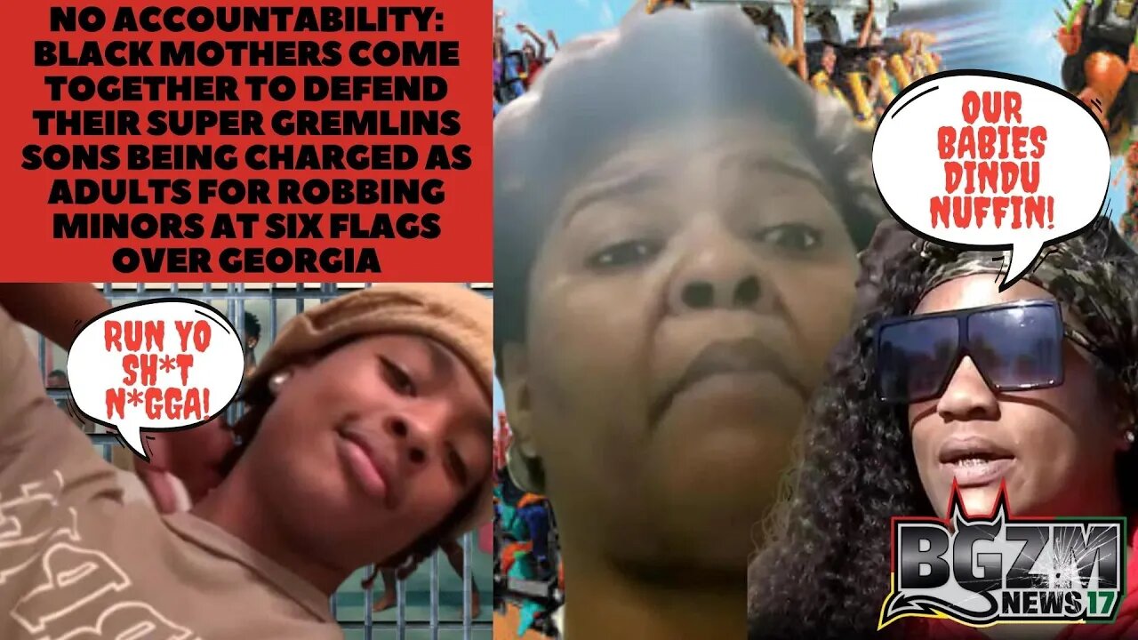 Black Mothers Come Together To Defend Super Gremlin Sons Who Robbed Minors at Six Flags Over Georgia