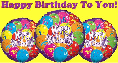 Happy Birthday 3D - Happy Birthday - Happy Birthday To You - Happy Birthday Song
