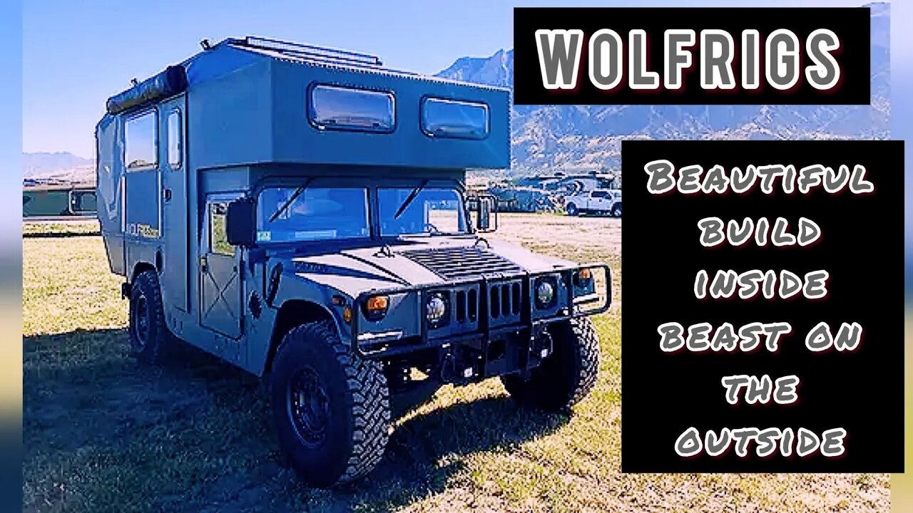Insane Military H1 Hummer converted to Off-grid Overland Beast | @wolfrigs8997 Did an amazing job