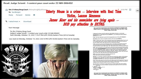 ADA CLIENTS LUANNE'S STORY - HOW THE SYSTEM GOES AFTER THE ELDERLY'S PROPERTY - SAME STORY