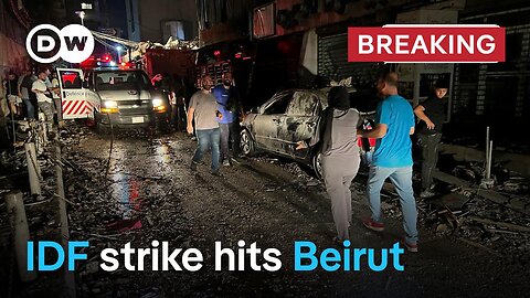 Breaking news: Israel targets Hezbollah commander in Beirut strike | DW News|News Empire ✅