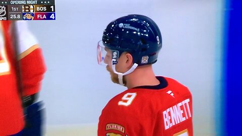 Panthers C #9 Sam Bennett 🥅(2)🏒Wrist-Shot Goal.