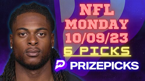 #PRIZEPICKS | 6 PICKS FOR #NFL MONDAY | WEEK 5 | 10/09/2023 | #PROPBETS | #BESTBETS | #MNF