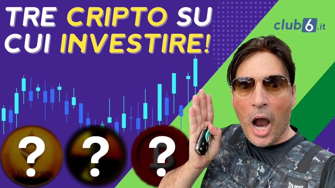 Mercato instabile? Ecco tre cripto su cui investire!