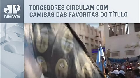 Thiago Asmar mostra clima da Copa do Mundo na torcida da Argentina