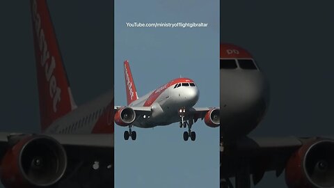 On Approach, easyJet to Gibraltar Airport #shorts