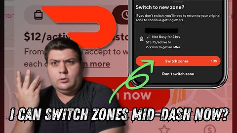 Switching Zones with Earn By Time on Doordash - EVERYTHING You MUST Know!!