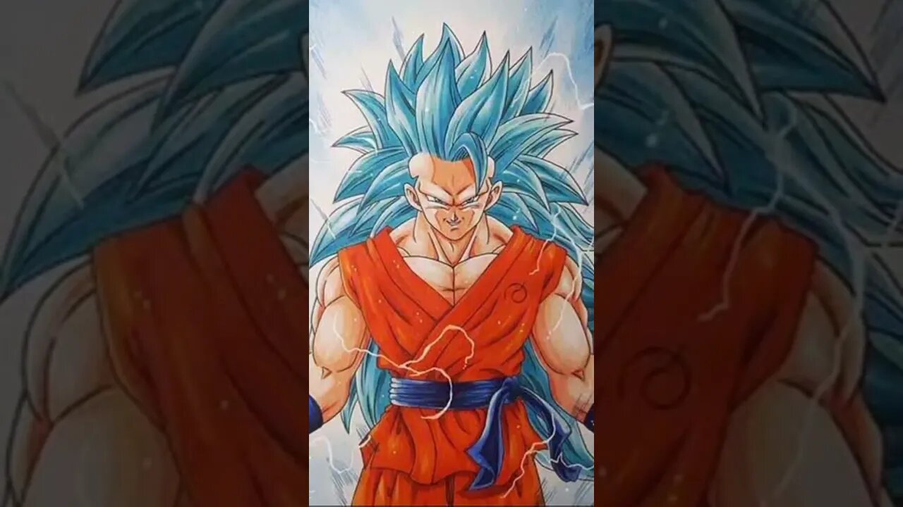 kid goku to SSJ blue#goku#ssjblue