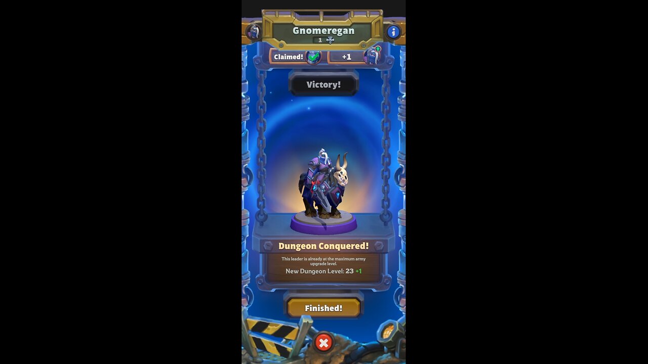 Warcraft Rumble - Gnomeregan - Baron Rivendare - Level 22 to 23 - Undead Dungeon - Sept 2024
