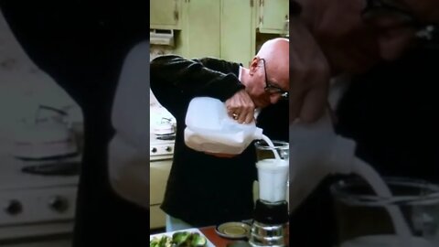 Uncle Junior and the milkshake.