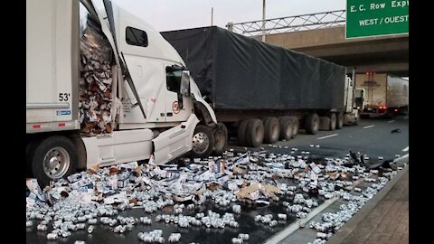 Truck Crash Compilation PART1
