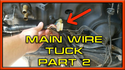 1988 Civic Wagon Main Wiring Harness Tuck Part 2 (88-91 EF Civic Wire Tuck)