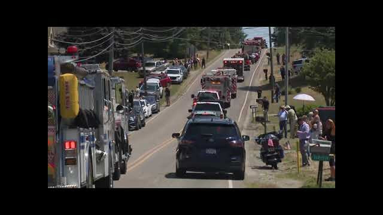 Thousands celebrate life of former fire chief killed at Trump rally