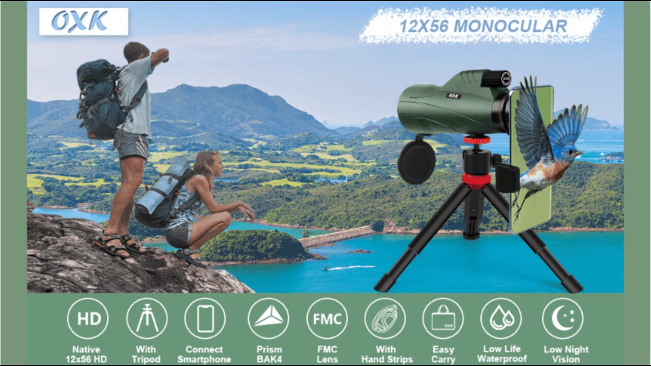 High Power Monocular Telescope
