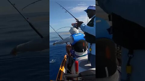 Doubled Up On Mahi Mahi on a Jet Ski