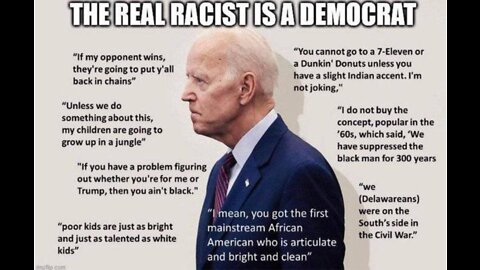 Joe Biden Thinks YOU Are A Racist...