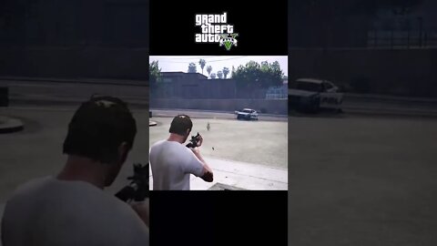Trevor fire fight on mission in gta 5 | GTA V short | gta5 video #shorts #gta5 #lazoogames