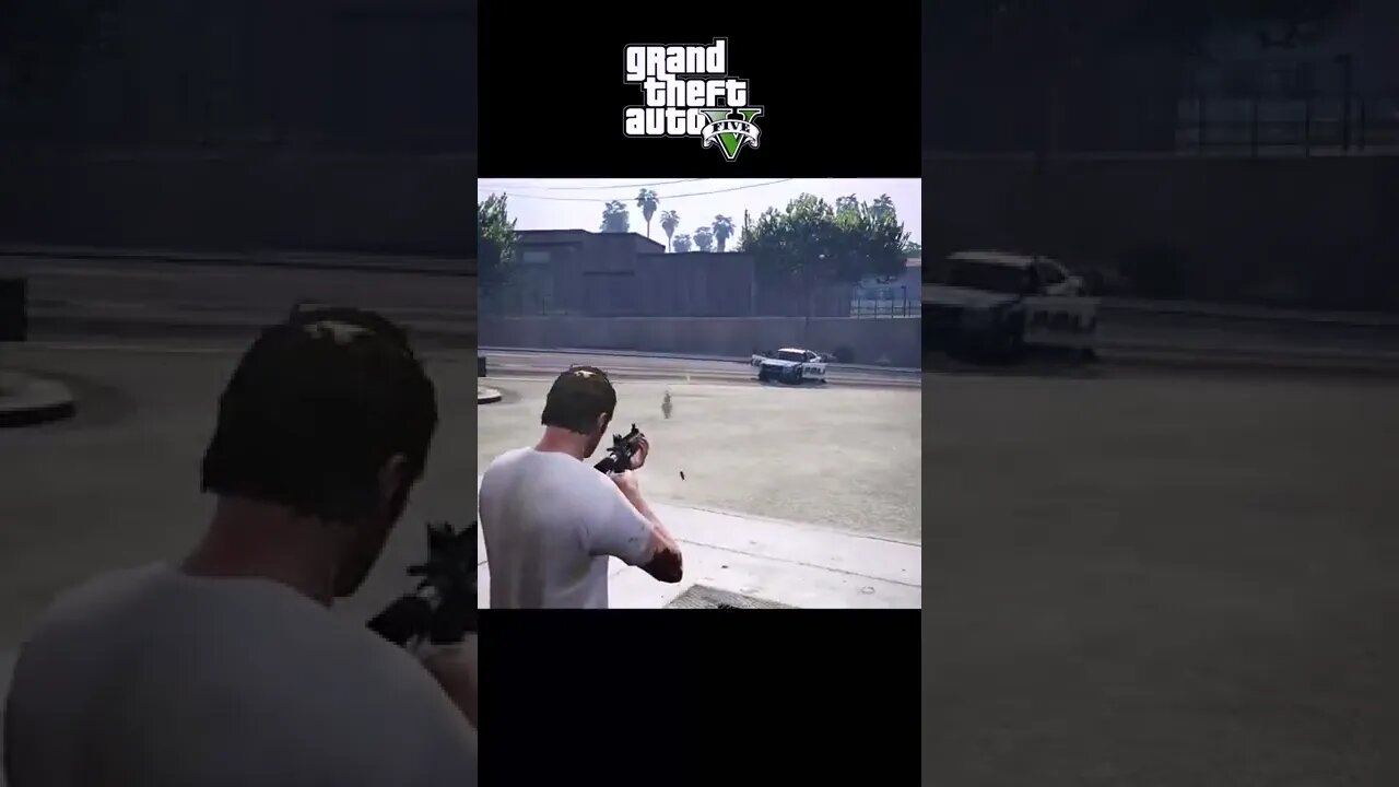 Trevor fire fight on mission in gta 5 | GTA V short | gta5 video #shorts #gta5 #lazoogames