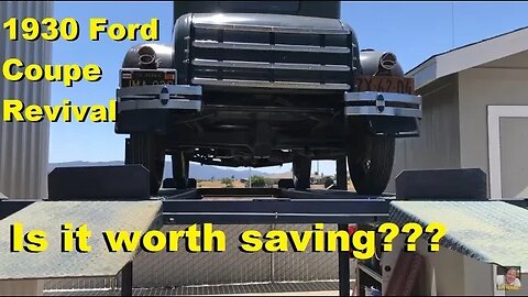 1930 Ford Model A Coupe serviced for first time in 40 years. Is it worth saving?