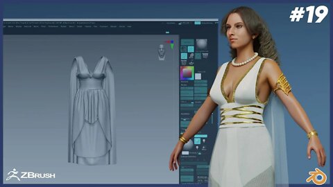 Aphrodite | how to create 3d realistic Character for animation | Part 19 | Blender tutorial