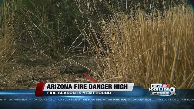 "Fire Season" is year-round in Southern Arizona, officials say