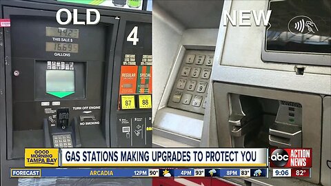 Gas stations make upgrades to protect you from gas skimmers