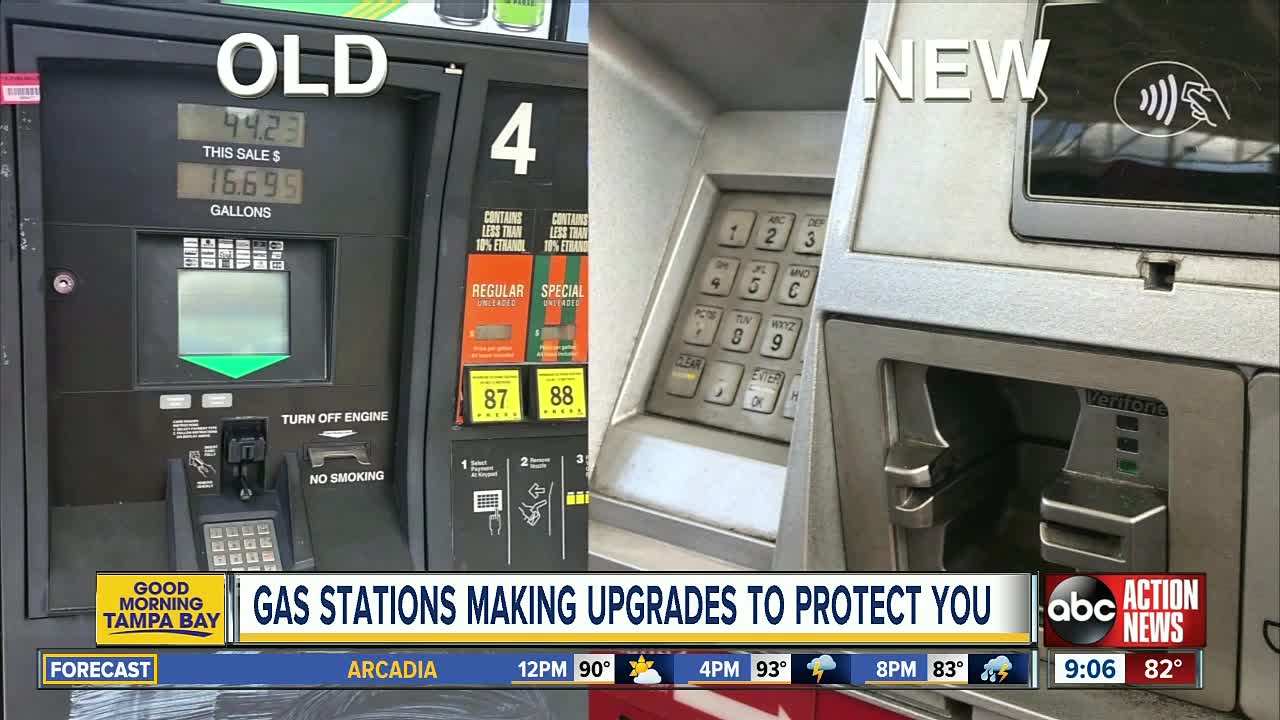 Gas stations make upgrades to protect you from gas skimmers