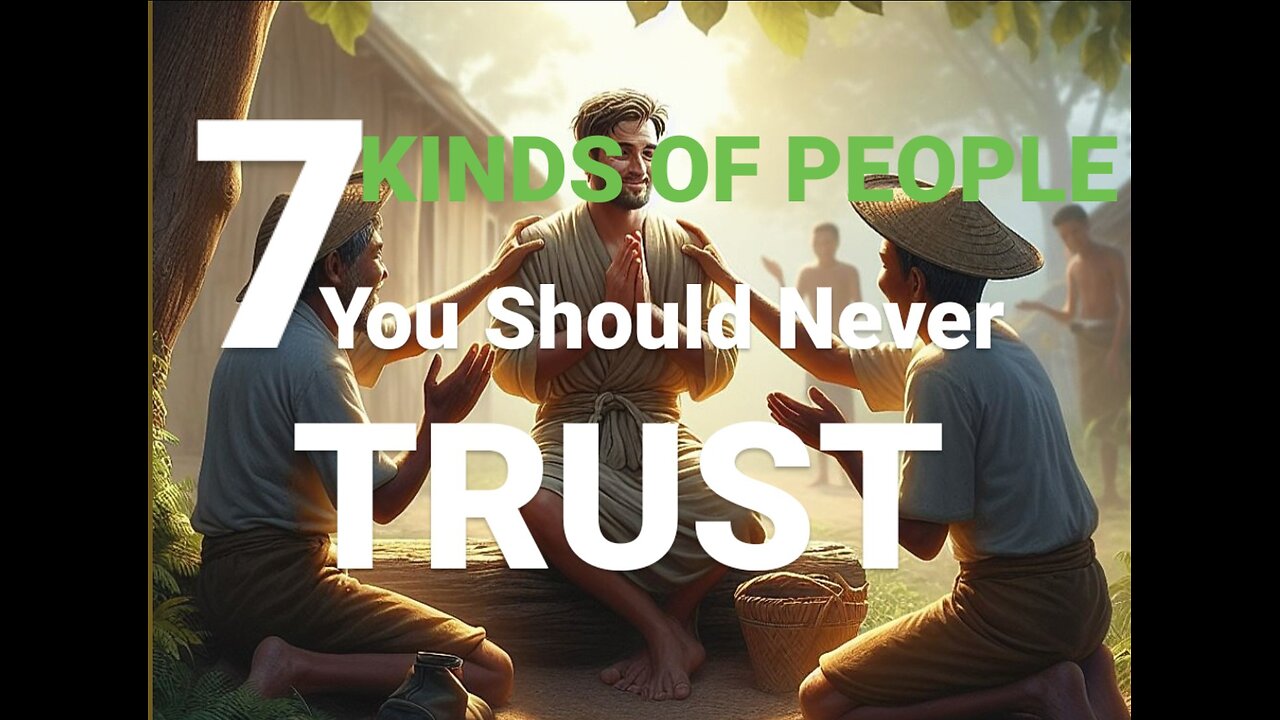 Seven kind of people you should never trust