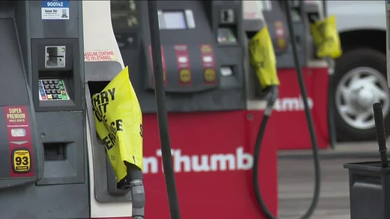 Bagged pumps at gas stations across Colorado linked to trucking industry shortage