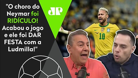 TRETA! CHORO e FESTÃO de Neymar após VICE do Brasil geram BATE-BOCA AO VIVO!